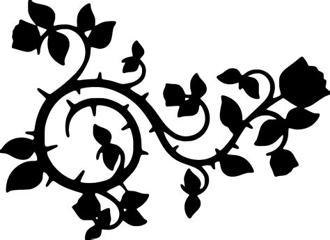 Svg Flowers Thorns Flourish Ornamental Free Svg Image And Icon Svg