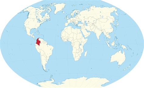 Colombia In World Map