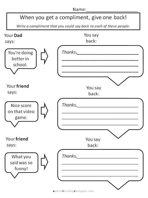 16 Best Images Of Worksheets For Students With Autism Cbt Worksheets