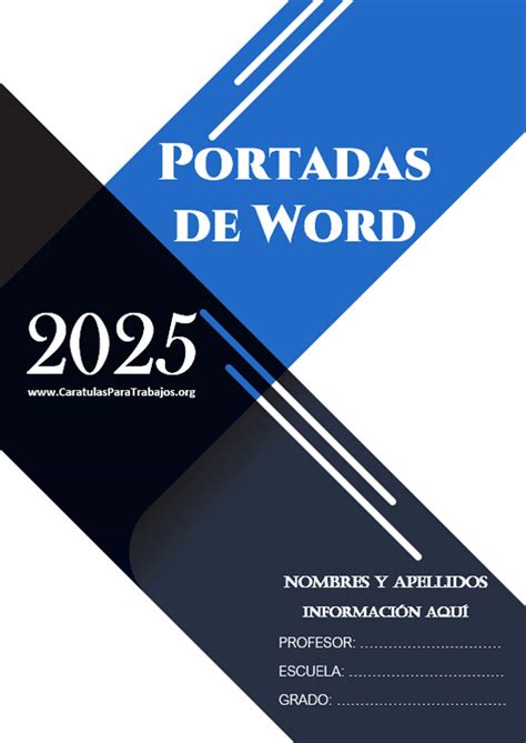 140 Ideas De Portadas Word Portadas Word Disenos De U