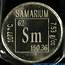 Element Coin A Sample Of The Samarium In Periodic Table