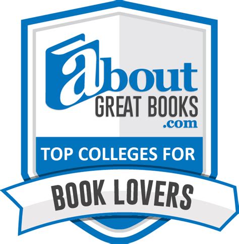 About Great Books Top Colleges For Book Lovers Book Lovers Great