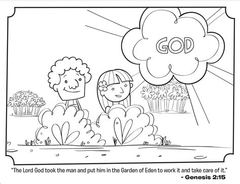 Soulmuseumblog Adam And Eve Coloring Pages
