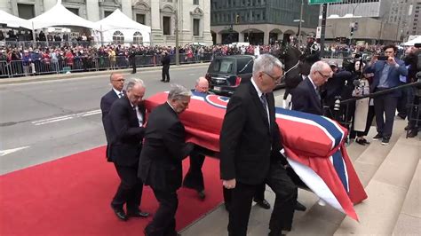 National funeral honours Habs great Guy Lafleur - YouTube
