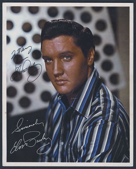 Lot Detail Elvis Presley Signed And Inscribed Original Rca Promo Photograph