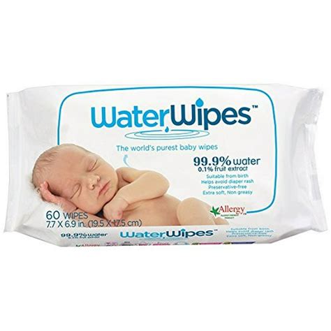 Waterwipes Baby Wipes Chemical Free Sensitive 4 Packs Of 60 Count 240