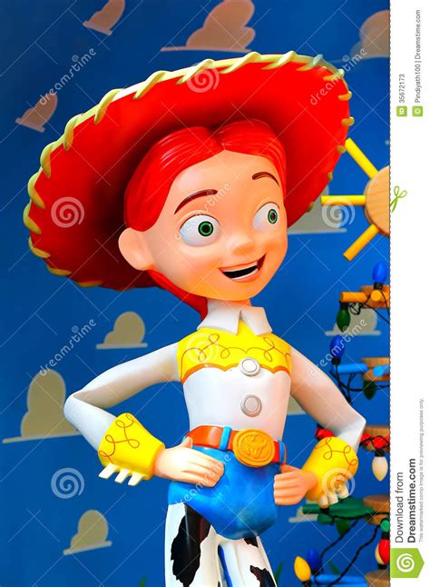 Disney Pixar Toy Story Cowgirl Jessie Editorial Stock