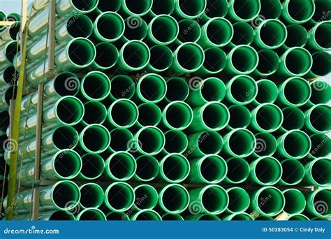Green Pipes On A Truck Stock Photo Image Of Pipes Load 50383054
