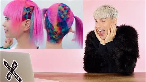 It is available in three colors, super blue, super purple, and super pink. HAIRDRESSER REACTS TO HARAJUKU GIRL HAIR COLOR! |bradmondo ...