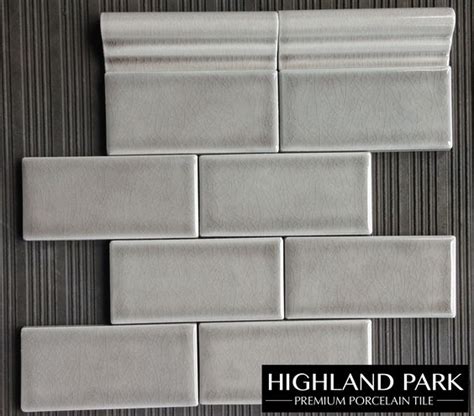 Ordering tile has never been easier! Dove Gray 3x6" Crackle Subway Tile available online from ...