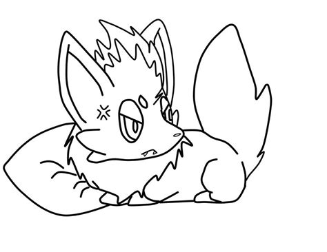Zorua Coloring Pages Coloring Pages