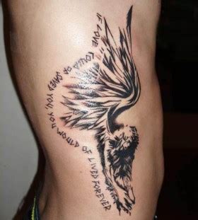 You can also get a smaller design with an inspiring word on it. crying angel - | TattooMagz › Tattoo Designs / Ink Works ...