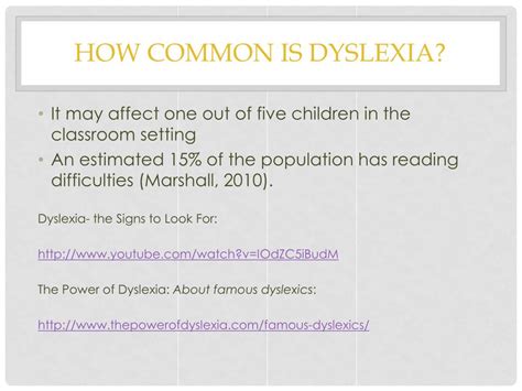 Ppt What Is Dyslexia Powerpoint Presentation Free Download Id3059166