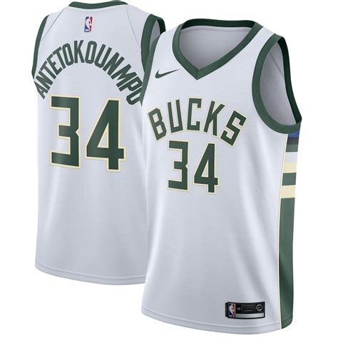 Authentic milwaukee bucks jerseys are at the official online store of the national basketball association. Men's Milwaukee Bucks Giannis Antetokounmpo Nike White Swingman Jersey - Association Edition