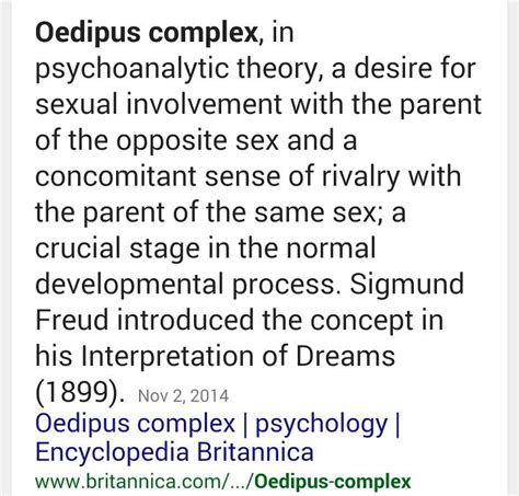 Pin By Presley Phillips On Oedipus Complex By Sophocles Oedipus Complex Psychology Says