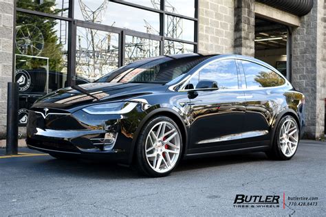 Tesla Model X With 22in Vossen Vps 315t Wheels Exclusively From Butler