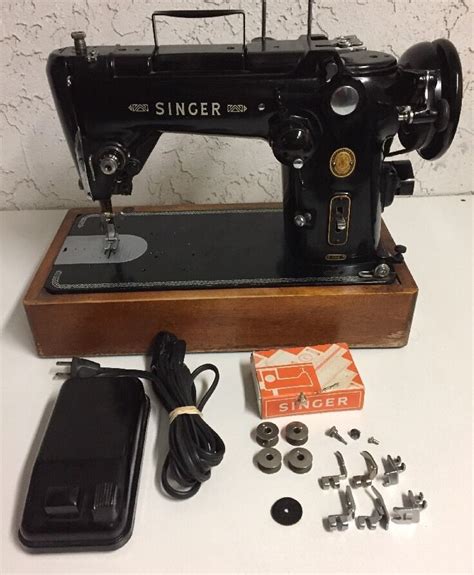 Vintage Singer 319 W Heavy Duty Black Zigzag Sewing Machine Crafts Sewing Sewing Machines