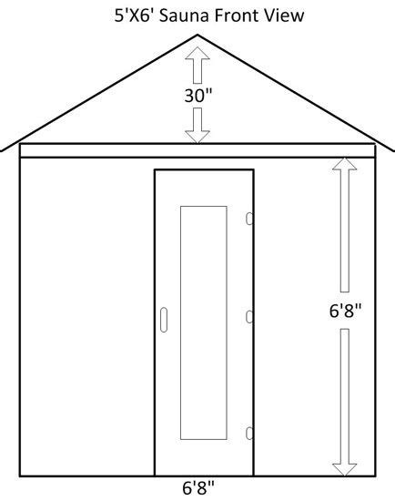 5x6 Outdoor Sauna Kit Heater Accessories Outdoor Sauna Sauna