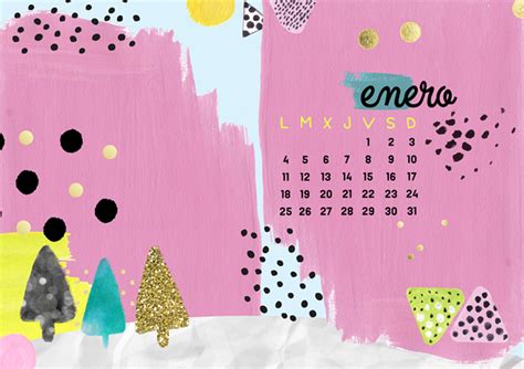 Milowcostblog Calendario Enero Imprimible Y Fondo