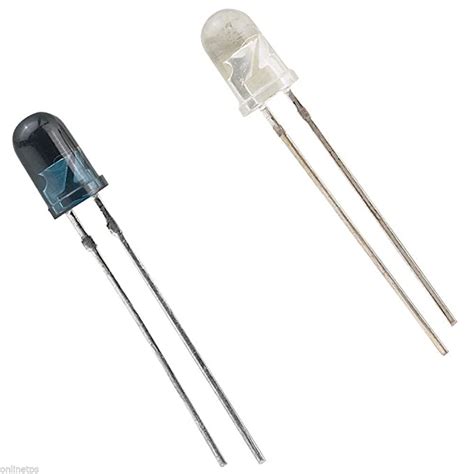 Infrared Led Photo Diode 5mm20 Pair Ir Led Photodiode For Electronics