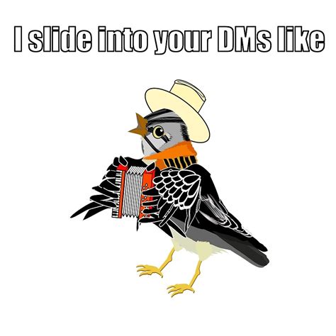 Sliding into somebody's dms is no doubt a scary task. "Slide Into Your DMs Like" by Ash Foxglove | Redbubble