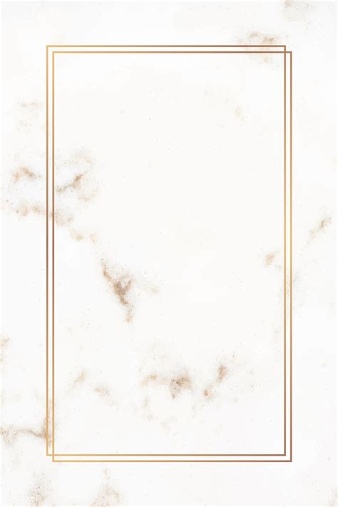 Download Premium Vector Of Rectangle Gold Frame On A Marble Vector