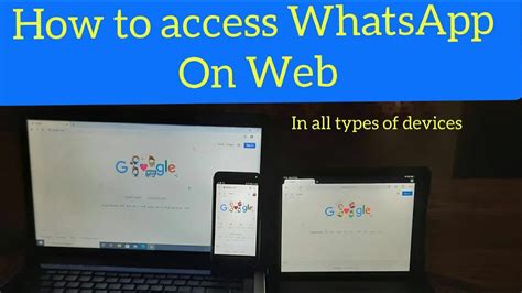 How To Access Whatsapp On Webenglish Youtube