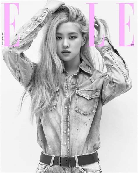 Розе BLACKPINK на обложке журнала Elle Korea YesAsia ru