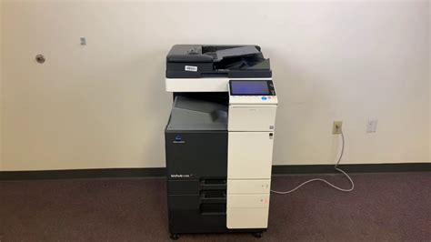 Pagescope ndps gateway and web print assistant have ended provision of download and support services. Konica Minolta Bizhub c258 - YouTube