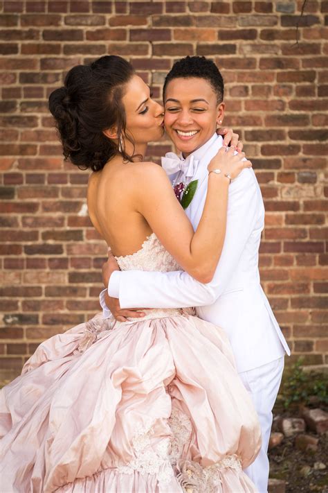 Victorian Lesbian Wedding At Historic Church In Alexandria Virginia