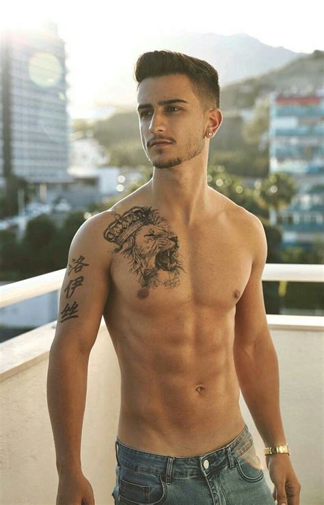 tan male models tattoos