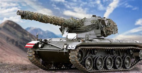 the sk 105 kürassier austrian light tank capable of climbing a 75 slope war history online