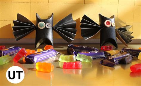Bat Treat Boxes Upcycle That Halloween Crafts For Kids Treat Boxes