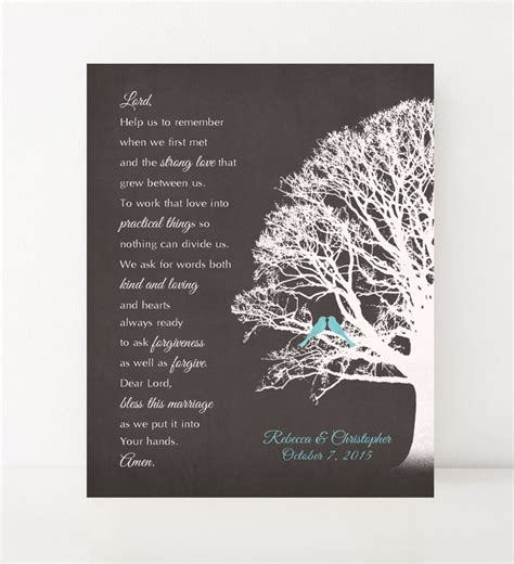 First Anniversary T Marriage Blessing Prayer For Couple Or Etsy