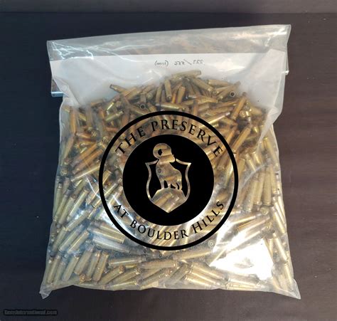 Once Fired Brass 223 Rem 556 Nato 1000 Rounds
