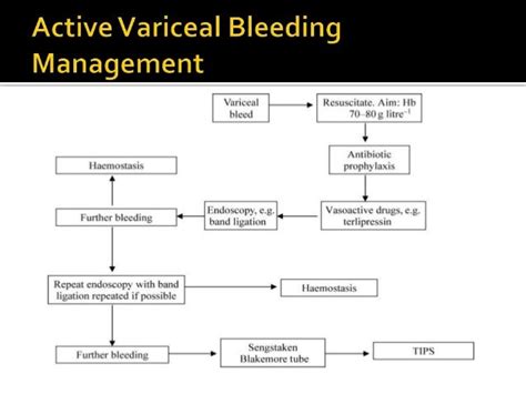 Management Of Acute Variceal Bleeding