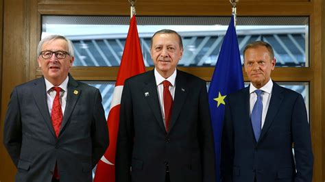 Eu Turkey Tensions Ease On Erdogan Visit