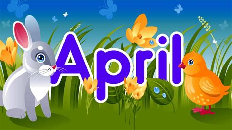 April | Springtime Song for Kids | Jack Hartmann - YouTube