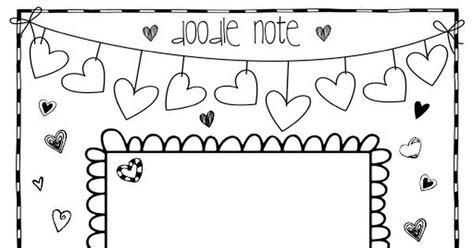 Printable Doodle Notes Template Free Printable Templates