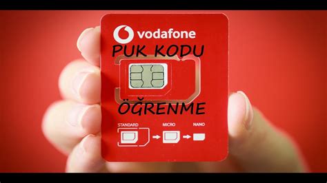 VODAFONE PUK KODU ÖĞRENME VODAFONE SİM KART BLOKESİ NASIL KALDIRILIR