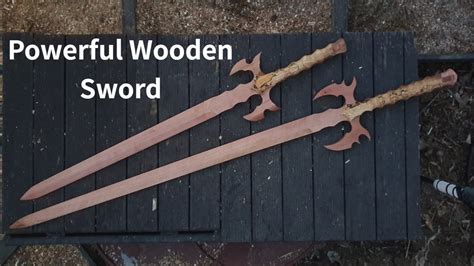 How To Make Wooden Sword 목검 만드는 방법 Youtube