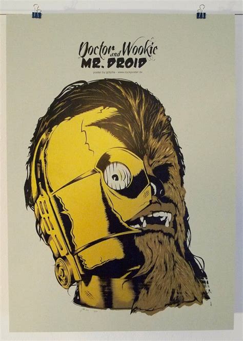 Dr Wookie And Mr Droid Starwars C3po Chewbacca Star Wars Fan Art
