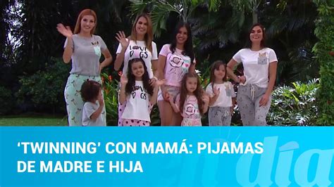 ‘twinning Con Mamá Pijamas De Madre E Hija Youtube