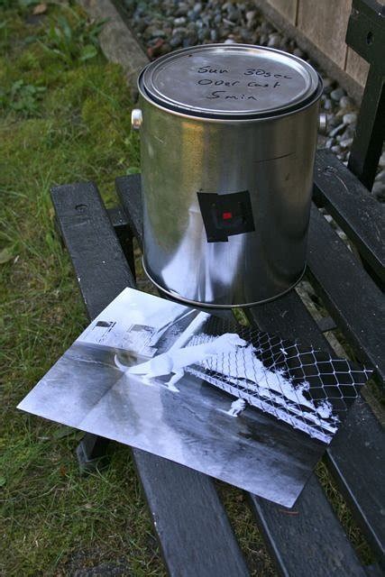 Instructions And Photographic Tips For Making An Empty Paint Can Into A Pinhole Camera Pinhole