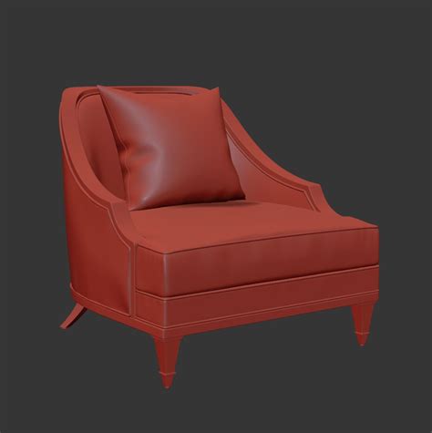 11141 Download Free 3d Armchair Model By Giang Hoang 3dziporg 3d