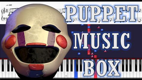 Fnaf 2 Puppet Music Boxgrandfather Clock Piano Tutorial W Sheets