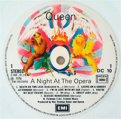 Queen Lp A Night At The Opera Vinilo Con Portad Comprar Discos Lp