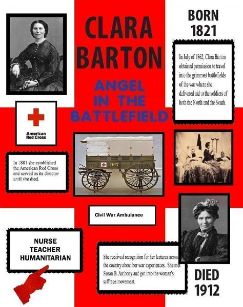 Clara Barton Life Timeline Clara Barton Timeline Biography