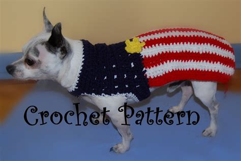 Posh Pooch Designs Dog Clothes Patriotic Crochet Patterns