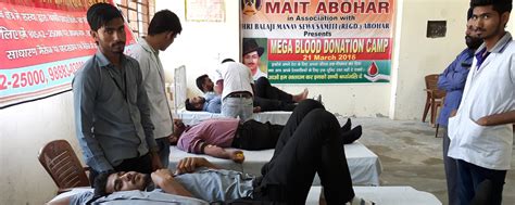 The 4 steps of blood donation. Maharaja Aggarsain Institute of Technology, Abohar